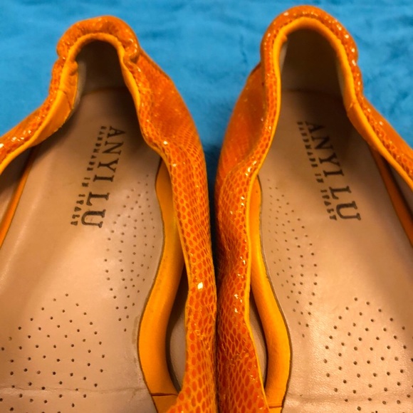 ANYI LU HARMONY Leather Peep-toe Ballet - Picture 14 of 14